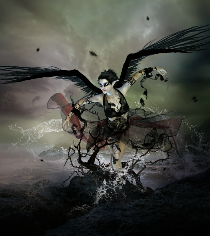 The black swan by inertiak d3atqyn